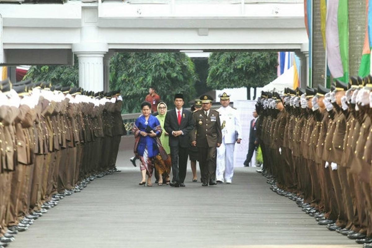 Jokowi hadiri HUT Bhakti Adhyaksa di Kejagung
