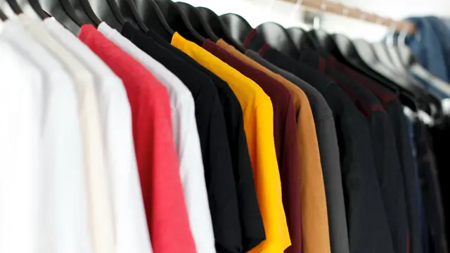 ilustrasi baju bahan katun