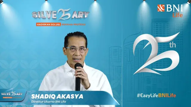 Di umur yang ke-25, BNI Life mengadakan rangkaian acara syukuran ulang tahun secara virtual dangan tema “Silve25ary”. (Dok BNI Life)