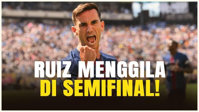 Fabian Ruiz tampil menginspirasi dalam kemenangan telak PSG atas Real Madrid di semifinal Piala Dunia Antarklub 2025. Dua gol, dan satu gelar man of the match.