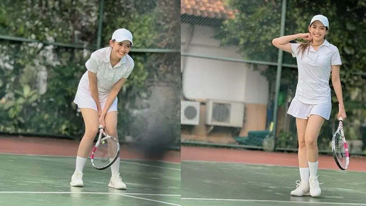 Lagi Hobi Main Tenis, Ini 7 Potret Menawan Ririn Dwi Ariyanti di Lapangan