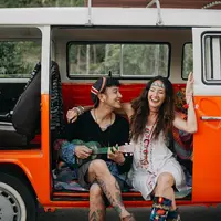 Saat ditemui di kawasan Kuningan, Jakarta Selatan, perempuan kelahiran Hannover Jerman 34 tahun itu enggan membagikan kisah cintanya dengan Dimas. (Instagram/dimsanggara)