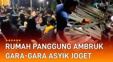 Berawal dari puluhan warga yang asik berjoget dengan alunan musik.