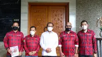 Panitia JPS temuia Wali Kota Makassar Danny Pomanto (Liputan6.com)