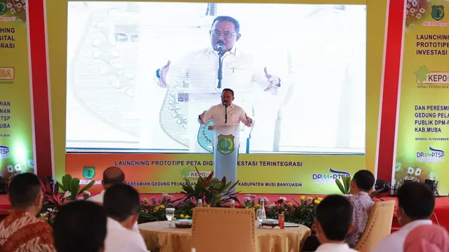 Pemkab Musi Banyuasin Hadirkan Prototipe Peta Digital Investasi