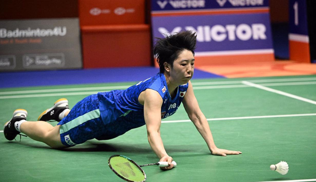 "Saat saya sudah unggul di game pertama dan lawan dengan cepat mengubah pola, membuat saya balik tertekan, saya tidak bisa keluar dari situasi itu," tutur Gregoria usai pertandingan. (Peter PARKS/AFP)