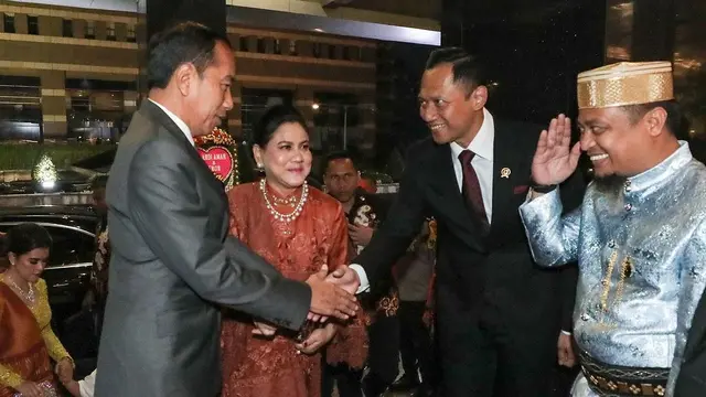 Potret Resepsi Pernikahan Anak Mentan Andi Amran, Dihadiri oleh Presiden dan Kabinetnya