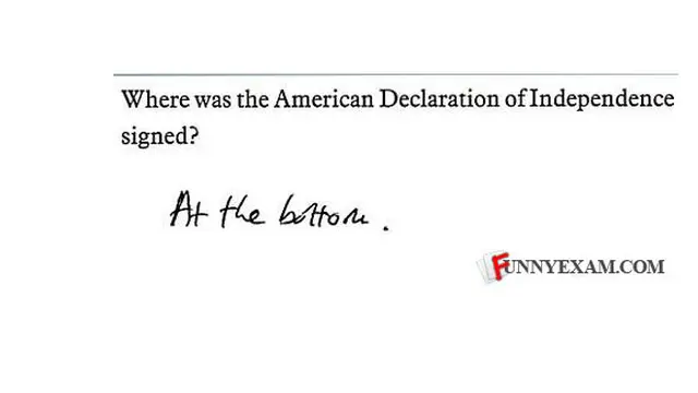Courtesy Funnyexam.com