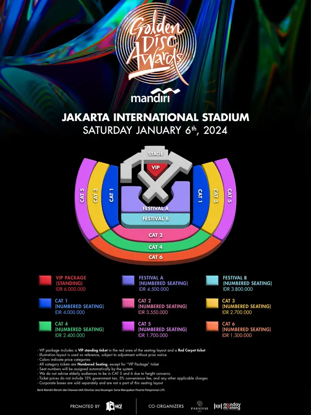 Golden Disc Awards ke-38 digelar di Jakarta. (Foto: ist)