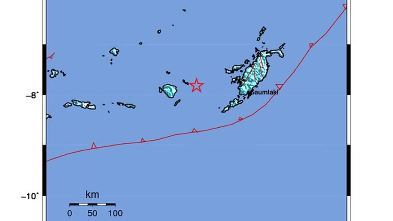 Titik gempa bumi di Maluku