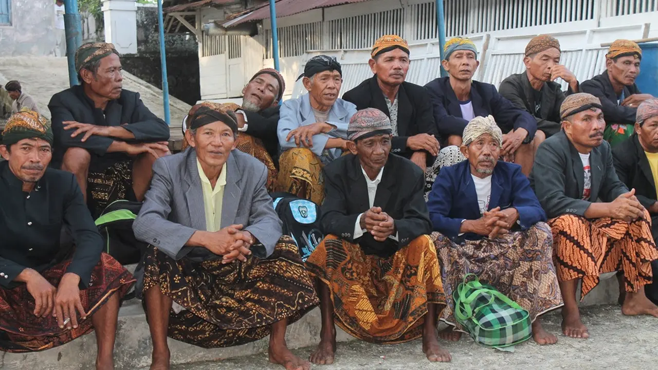 Ritual Punggahan jelang puasa atau Ramadhan penganut Islam Kejawen di Banyumas dan Cilacap, 2015. (Foto: Liputan6.com/Muhamad Ridlo)