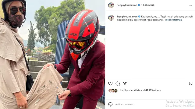 Hengky Kurniawan - Sonya Fatmala (Foto: Instagram/@hengkykurniawan)
