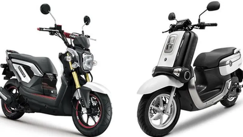 Honda Zoomer dan Yamaha Qbix