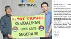 Gaya hidup mewah pemilik First Travel pun jadi bahan lelucon di akun ini.

