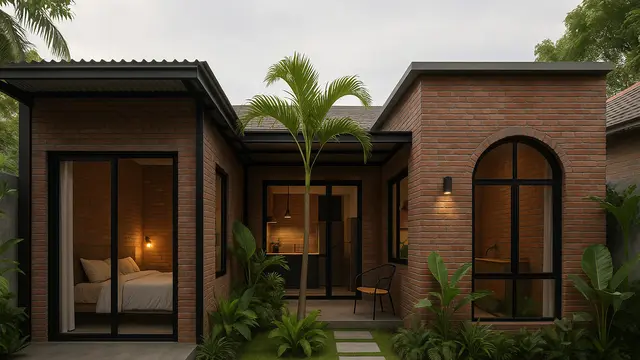 7 Model Rumah 5x8 dengan 2 Kamar dan Taman Mini, Nyaman untuk Keluarga Muda