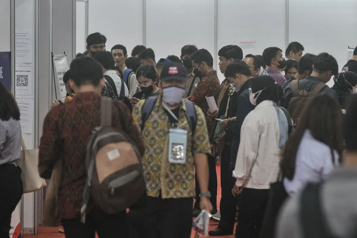 Antusias Pencari Kerja Serbu Jakarta Job Fair 2023