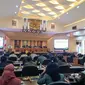 Suasana sidang paripurna DPRD Tuban. (Adirin/Liputan6.com)