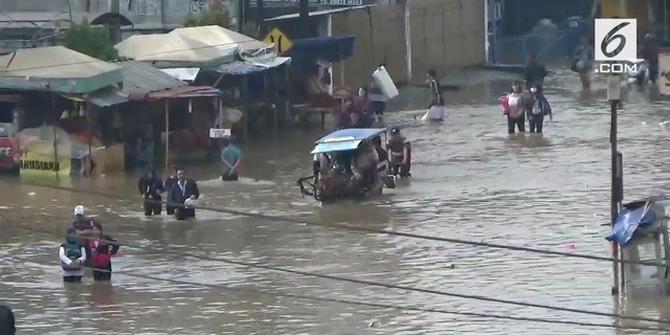 VIDEO: Citarum Meluap, Kawasan Baleendah Banjir Lagi