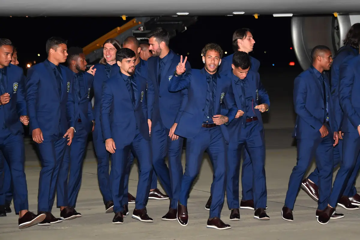 Skuad Timnas Brasil Tiba di Rusia