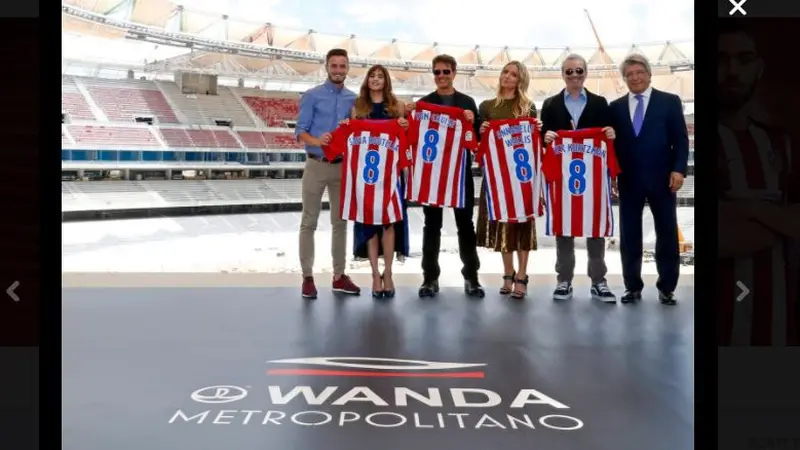 Tom Cruise menyambangi markas baru Atletico Madrid