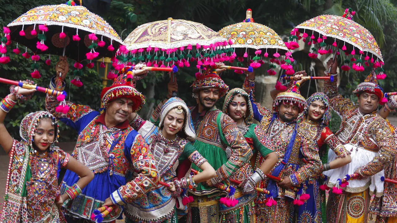 FOTO: Persiapan Jelang Festival Navratri di India