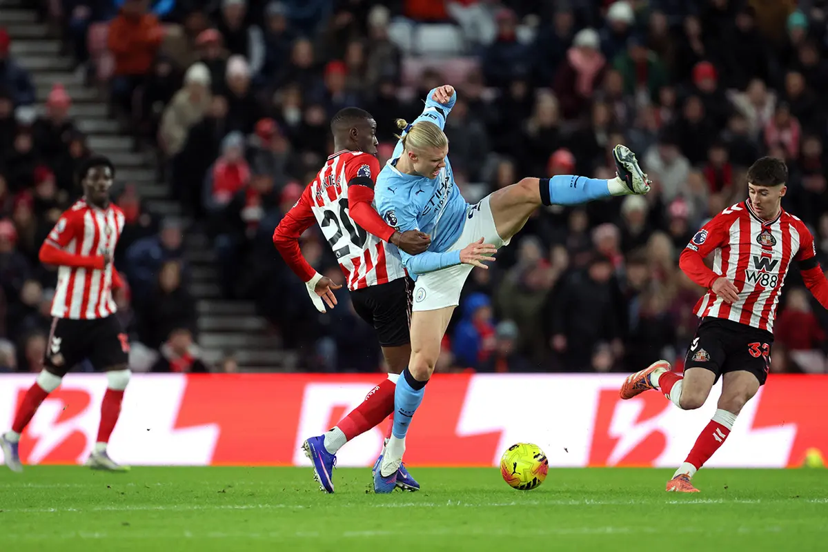 sunderland vs man city premier league