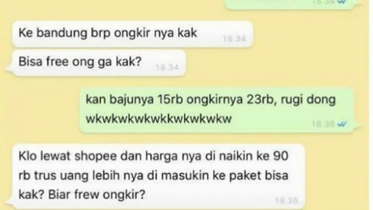 7 Chat Ngeselin Pembeli ke Penjual Online Shop, Mesti Ekstra Sabar