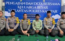 Satlantas Polres Kampar Gelar Doa Bersama, Berharap Pilkada Aman dan Kondusif
