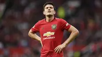 7. Harry Maguire - Pemain Manchester United ini mulai meniti karir sepak bola sebagai anak gawang di akademi Sheffield United. Bek Timnas Inggris ini menjadi kini berstatus sebagai bek termahal di dunia. (AFP/Oli Scarff)