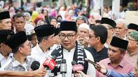 Calon Gubernur (Cagub) Jakarta nomor urut 1 Ridwan Kamil (RK) blusukan ke Pejaten Timur, Pasar Minggu, Jakarta Selatan, pada Senin (18/11/2024). (Dok. Istimewa)