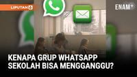 Grup WhatsApp Sekolah Bisa Mengganggu, Ini Alasannya