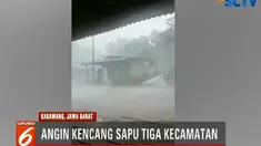 Meski hanya berlangsung sekitar setengah jam, kerusakan yang ditimbulkan cukup parah.