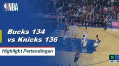 Emmanuel Mudiay mencetak skor 28 poin dan Kevin Knox menambahkan 26 poin dari bangku cadangan New York Knick menahan Milwaukee Bucks di over time