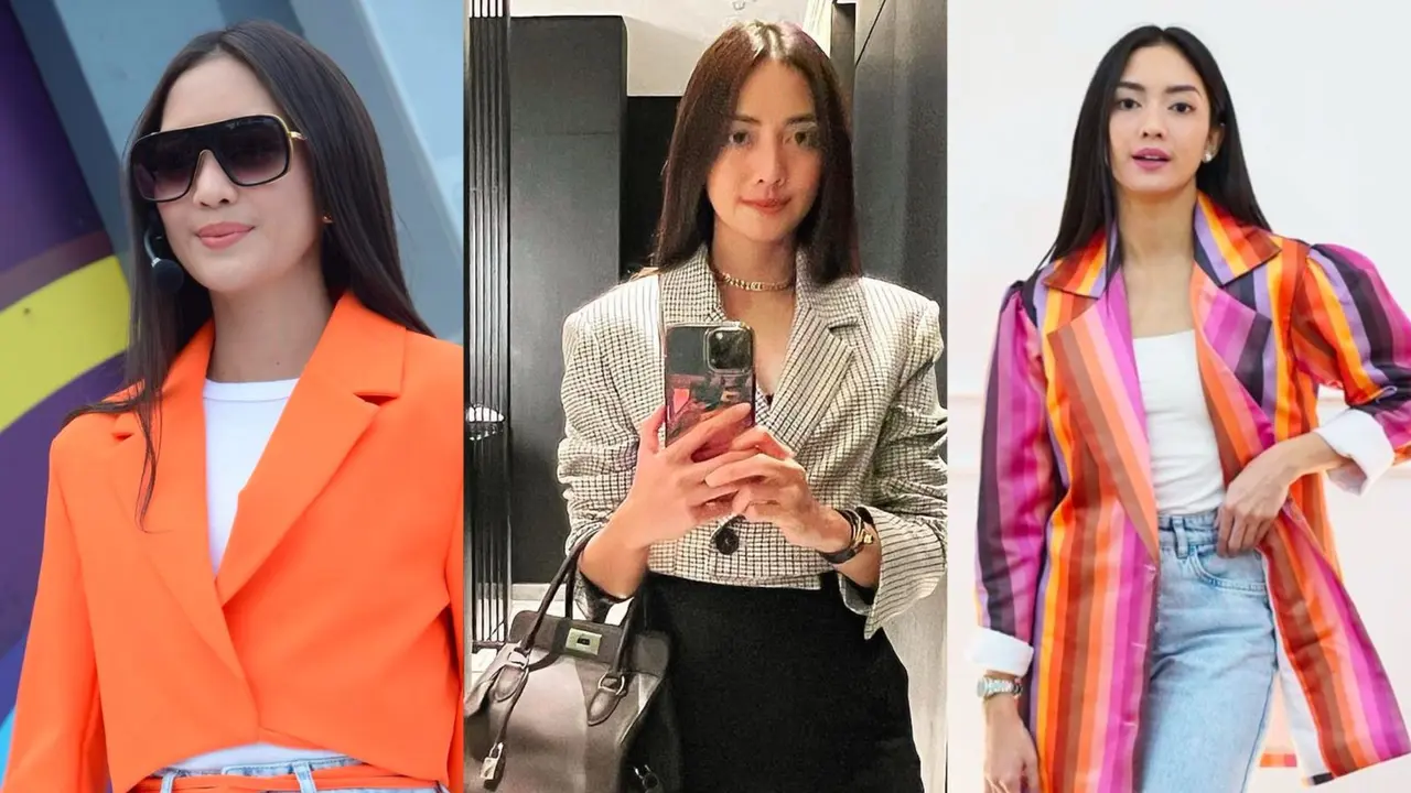 6 Padu Padan Ririn Dwi Ariyanti dengan Blazer ala Wanita Kantoran