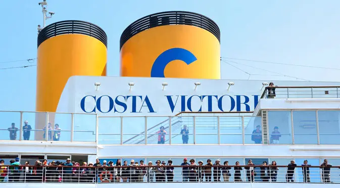 Kapal pesiar Costa Victoria. (Foto: shutterstock.com).