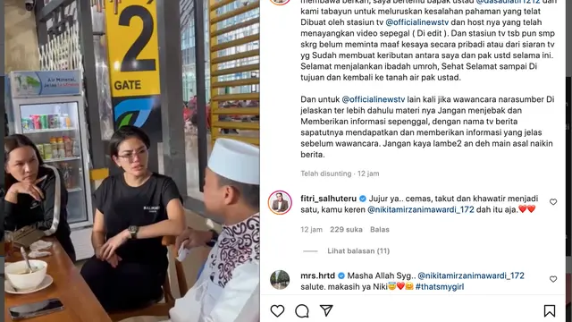 Unggahan Nikita Mirzani. (Foto: Instagram @nikitamirzanimawardi_172)