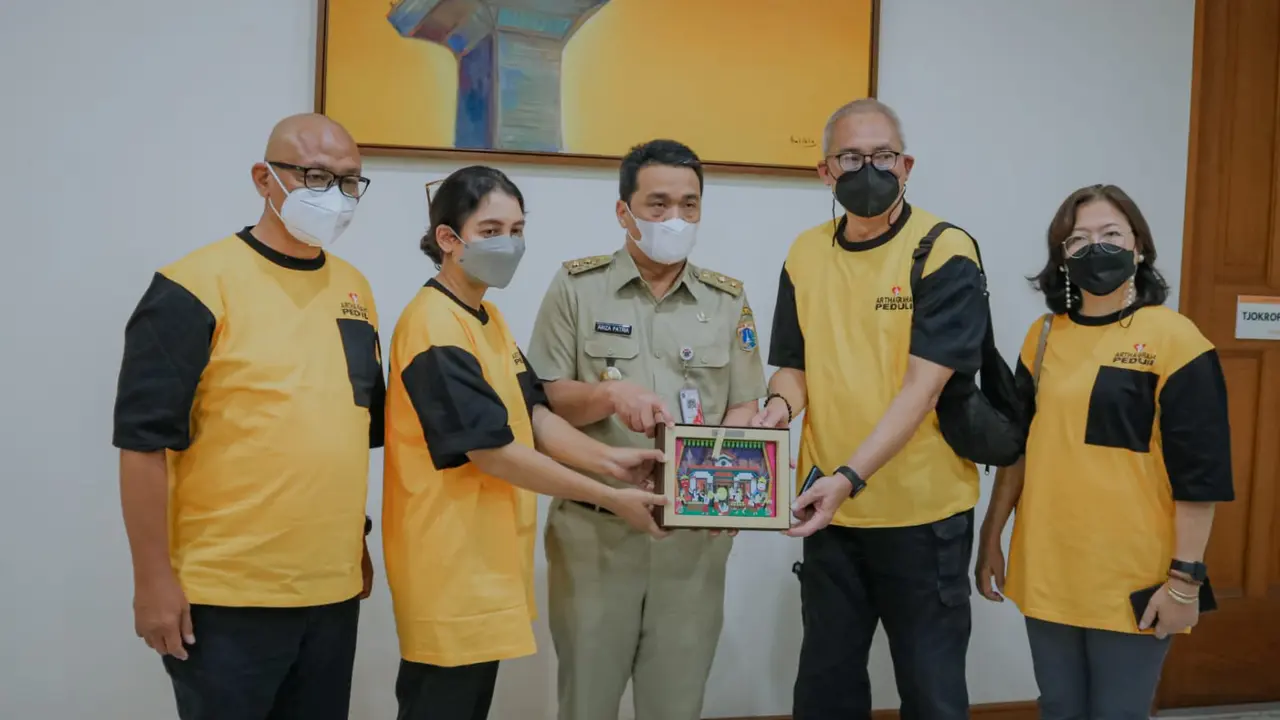 Wagub Menemui mbak Rani yang viral karena membantu menjaga keberhasilan Formula E Jakarta