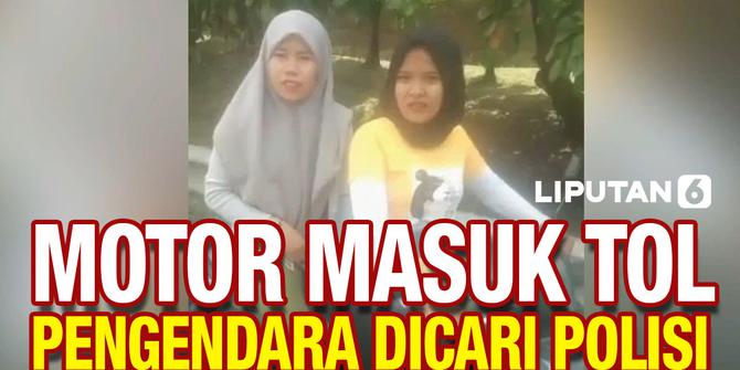 VIDEO: Viral Dua Pengendara Motor Wanita Masuk Tol Jakarta-Tangerang, Kini Dicari Polisi