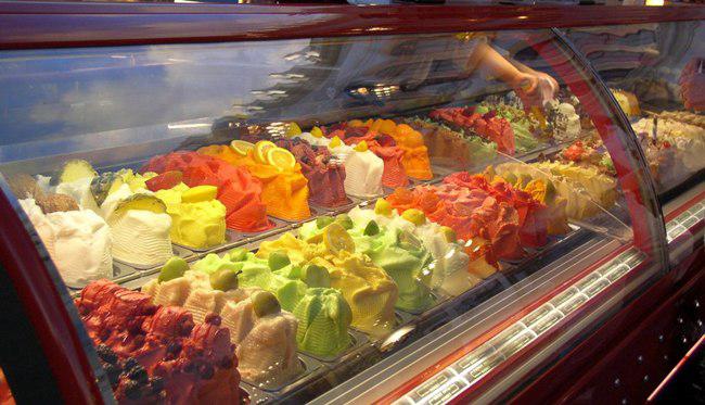 Jajaran es krim dengan rasa yang fantastis | foto: copyright restbee.ru