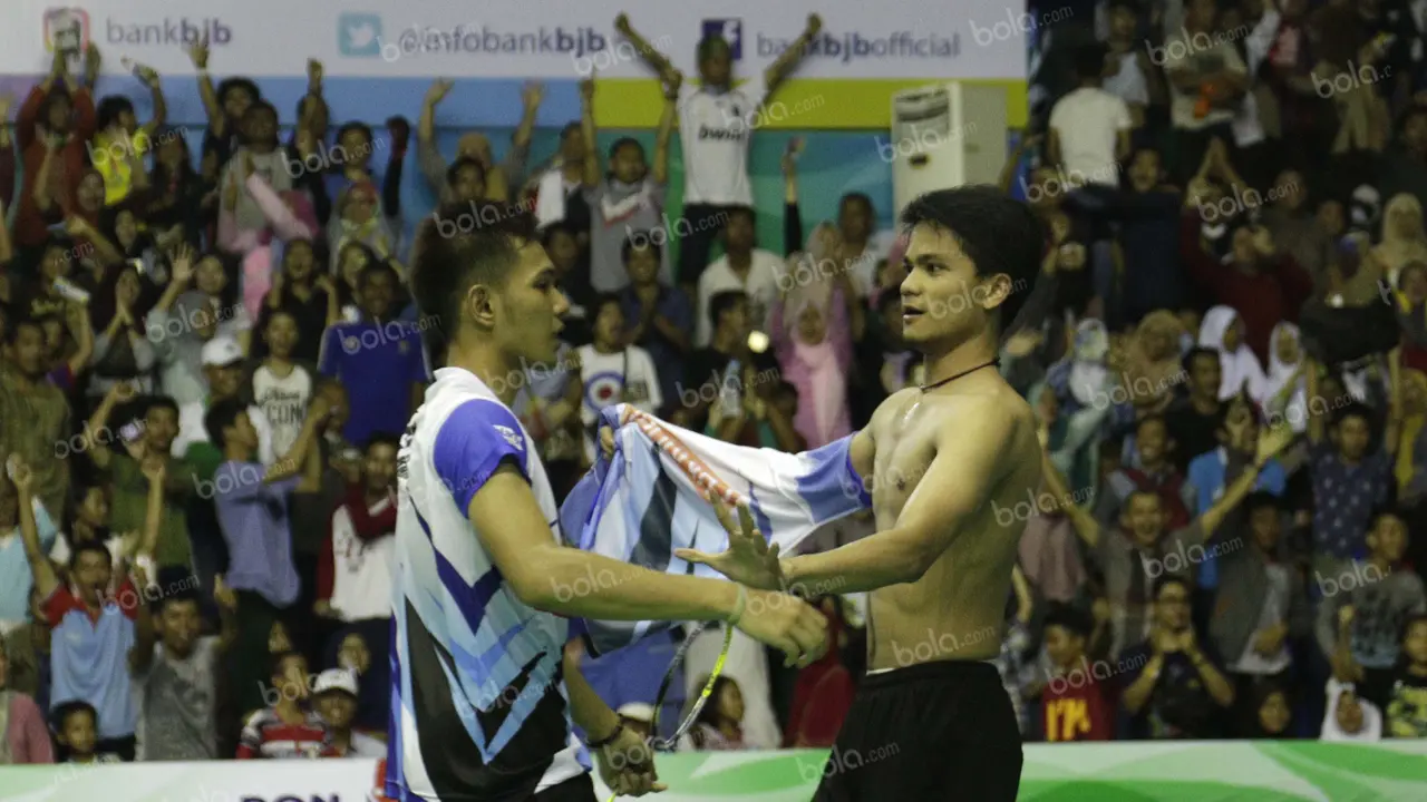 Final Beregu Putra PON XIX Jawa Barat. (Bola.com/Arief Bagus)