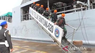 Danlanud Soewondo Sambut Ratusan Prajurit Satgas RI-PNG Usai Bertugas di Papua