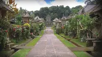 Potret keindahan Desa Wisata Penglipuran di Kabupaten Bangli, Provinsi Bali. (dok. disparda.baliprov.go.id)