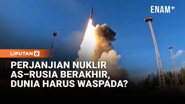Perjanjian New START antara Amerika Serikat dan Rusia telah berakhir, menghapus pembatasan dua gudang senjata nuklir terbesar dunia. Para ahli memperingatkan risiko perlombaan senjata nuklir baru yang melibatkan AS, Rusia, dan China, serta meningkatn...
