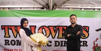 Shireen baru saja membagikan momen unik kala Wisnu memberinya kejutan dinner romantis. [@shireensungkar]