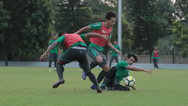 Timnas Indonesia U-23, Sesi Latiahn Timnas U-23, Bola.com