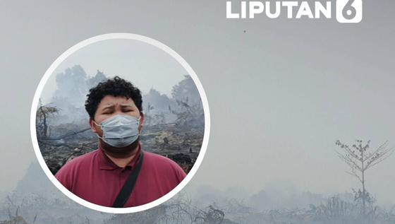 Menembus Asap dan Menelusuri Bekas Titik Api Palangka Raya