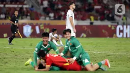 Bertanding pada laga puncak Piala AFF U-23 2025, Timnas Indonesia kalah 0-1 dari Vietnam. (Liputan6.com/Helmi Fithriansyah)