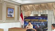 Tiba di Pontianak, Prabowo Pimpin Rapat Penanganan Kebakaran Hutan