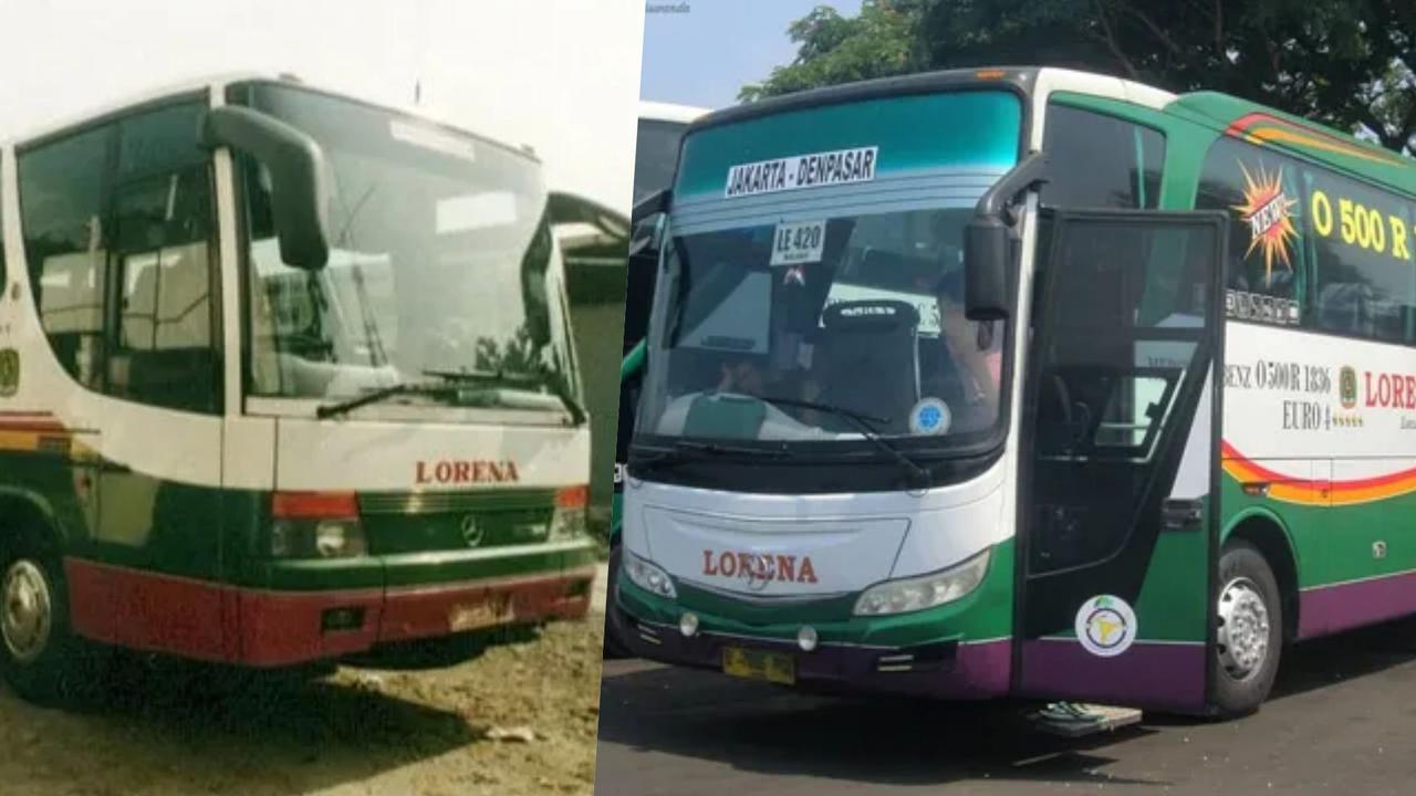 FOTO: Potret Bus Klasik PO Lorena yang Penuh Kenangan, Ikonik dan Elegan Sejak Dulu!