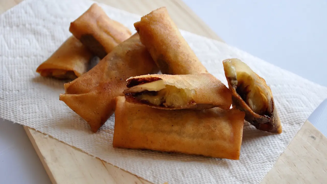 Banana Spring Roll, Adopsi Jajanan Pinggiran Jadi Camilan Rumahan